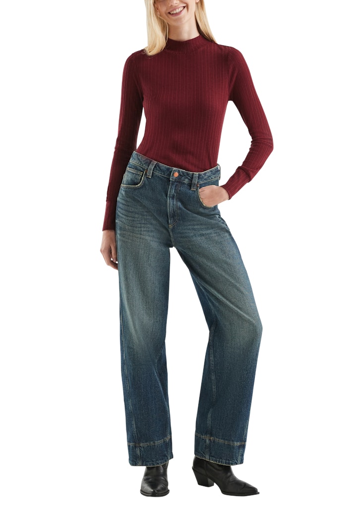 QS by S.Oliver Damen T-Shirts Red