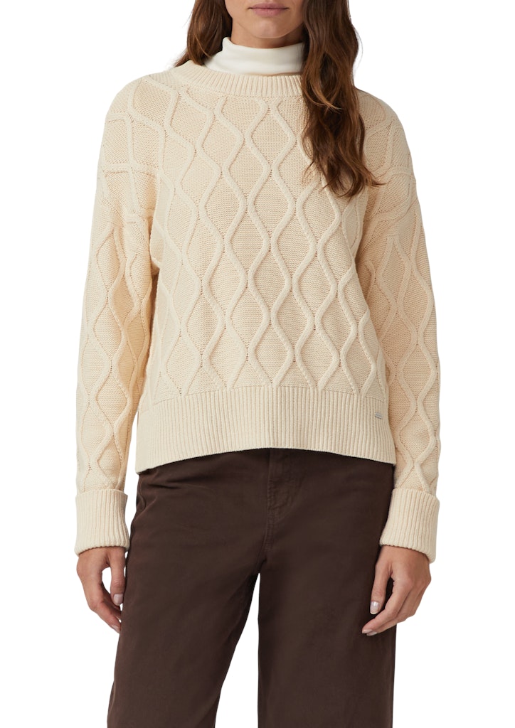 S. Oliver red Damen Pullover White