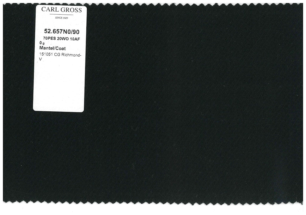 Carl Gross Herren Mantel Schwarz