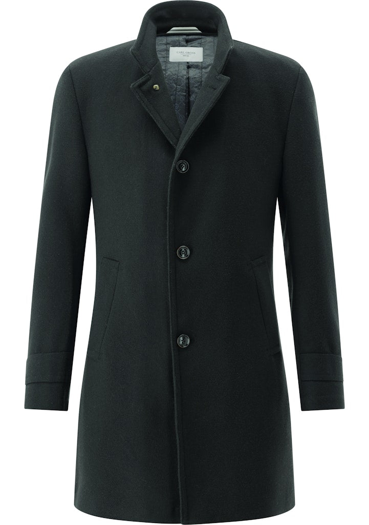 Carl Gross Herren Mantel Schwarz