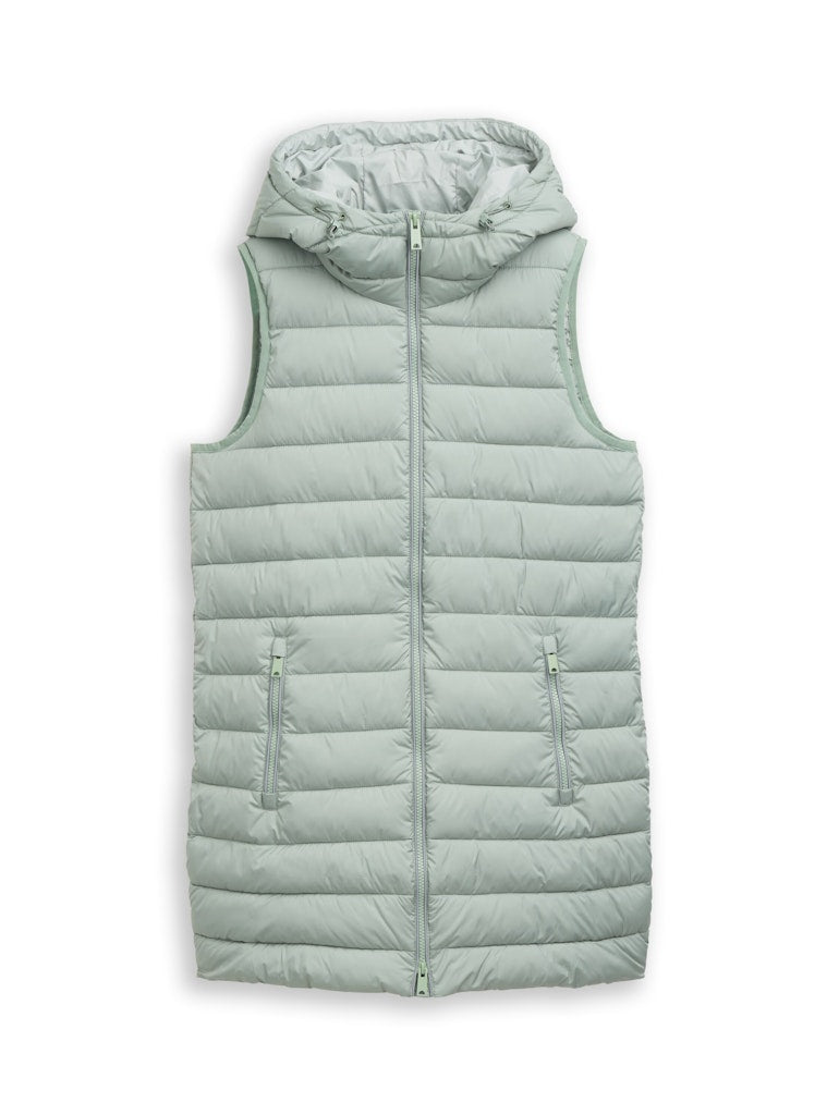 Tom Tailor Damen Outdoorwesten Gleam Jade Gree