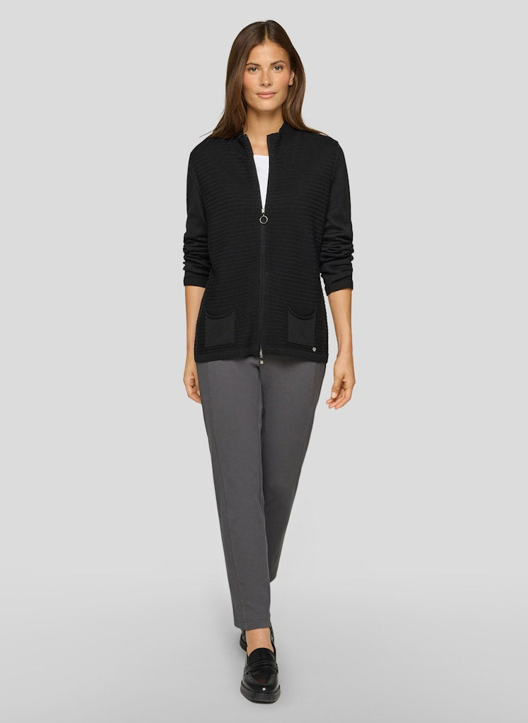 Rabe Damen Strickjacken Schwarz