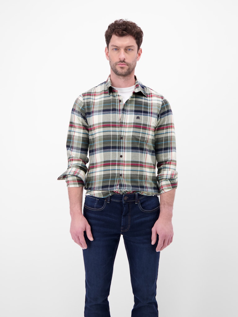 Lerros Herren Hemden Broken White