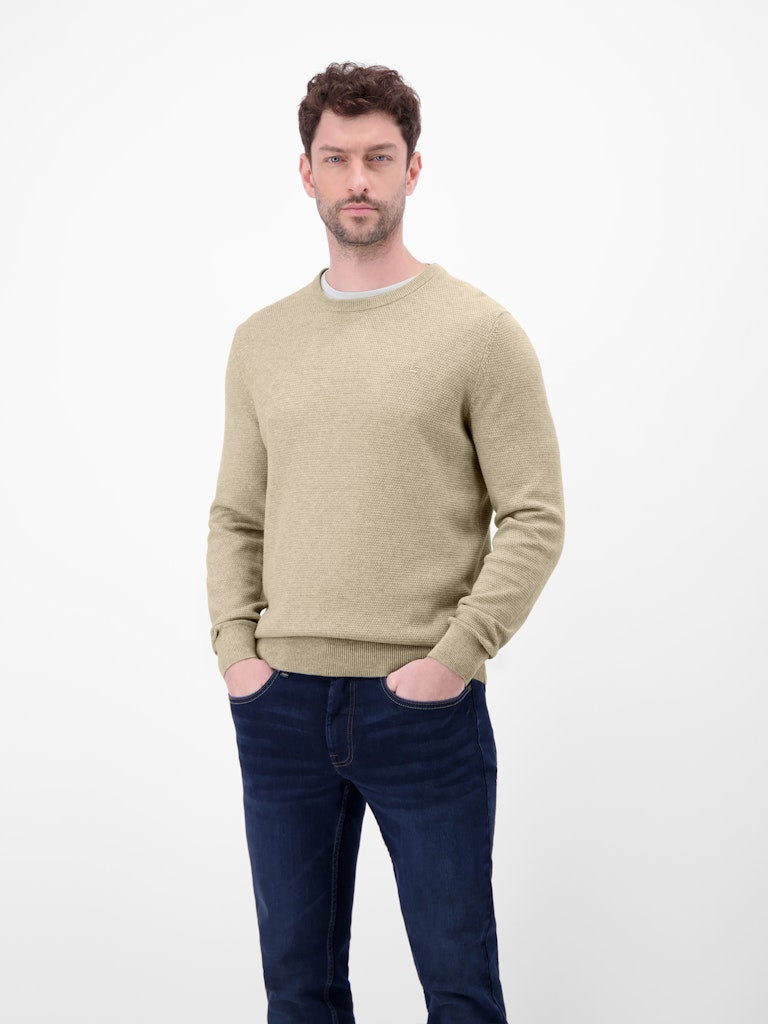 Lerros Herren Pullover Tender Beige Me