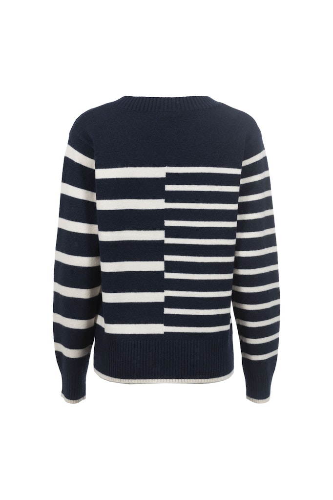 Soquesto Damen Pullover Dunkelblau