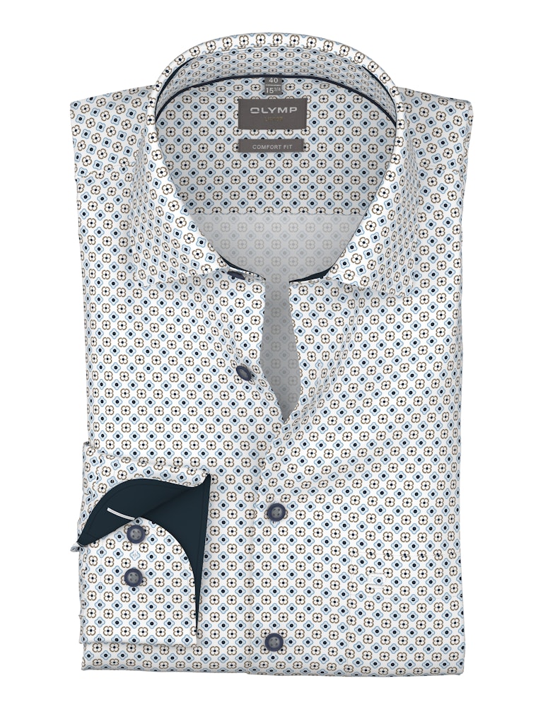 Olymp Herren Hemden lang Weiss