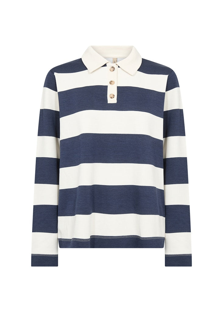 Soya Concept Damen Blusen Navy Combi