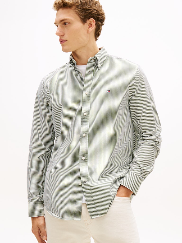 Tommy Hilfiger Herren Hemden Cd Green