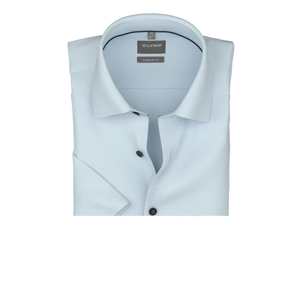 Olymp Herren Hemden kurz Bleu