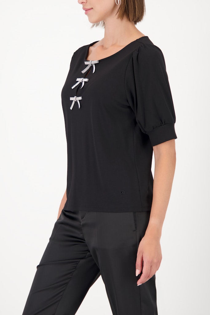 Monari Damen T-Shirts Schwarz
