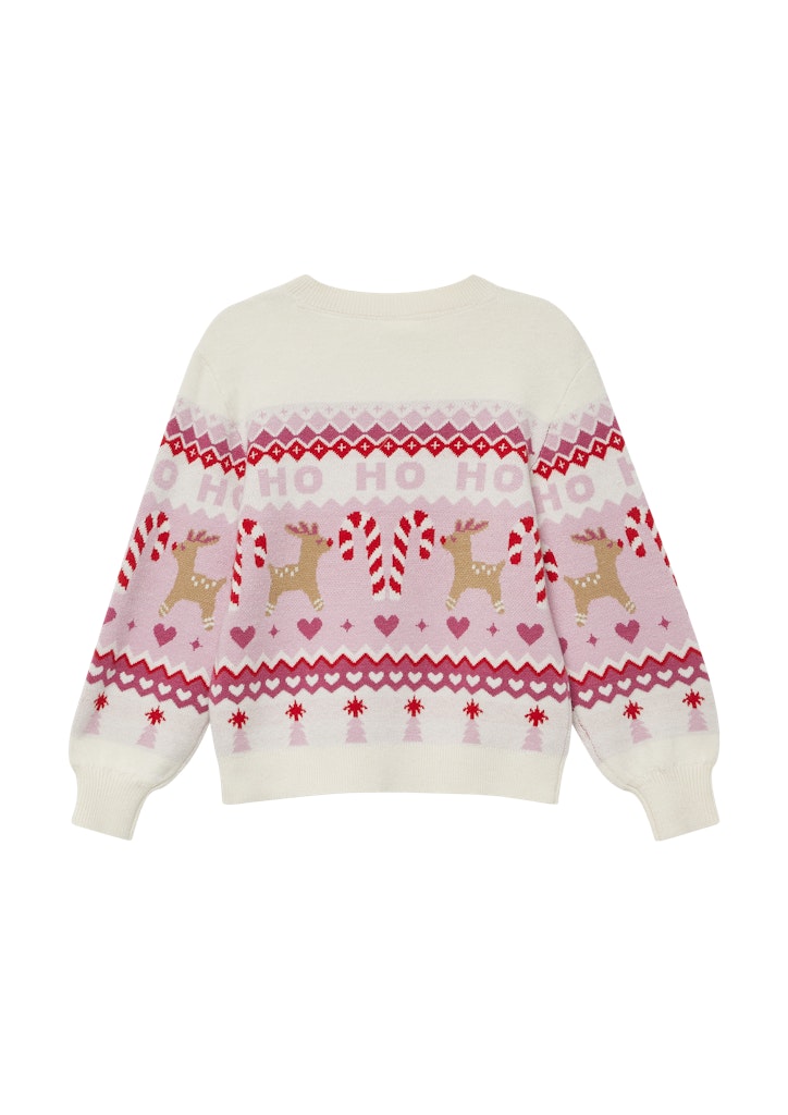 S. Oliver Mädchen Pullover & Strickjacken White