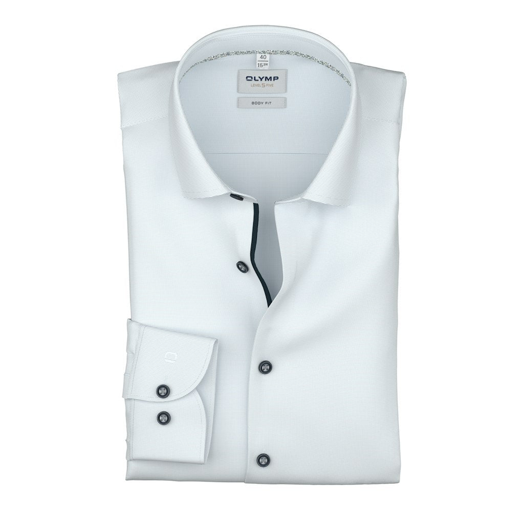 Olymp Herren Hemden lang Bleu