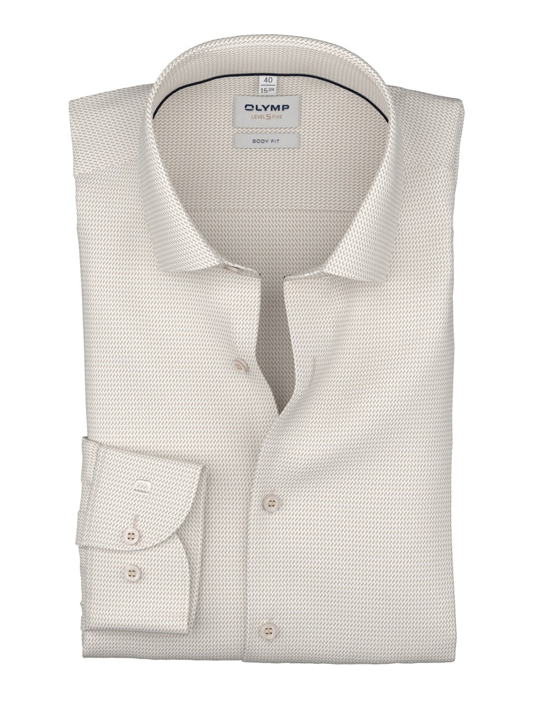 Olymp Herren Hemden lang Beige