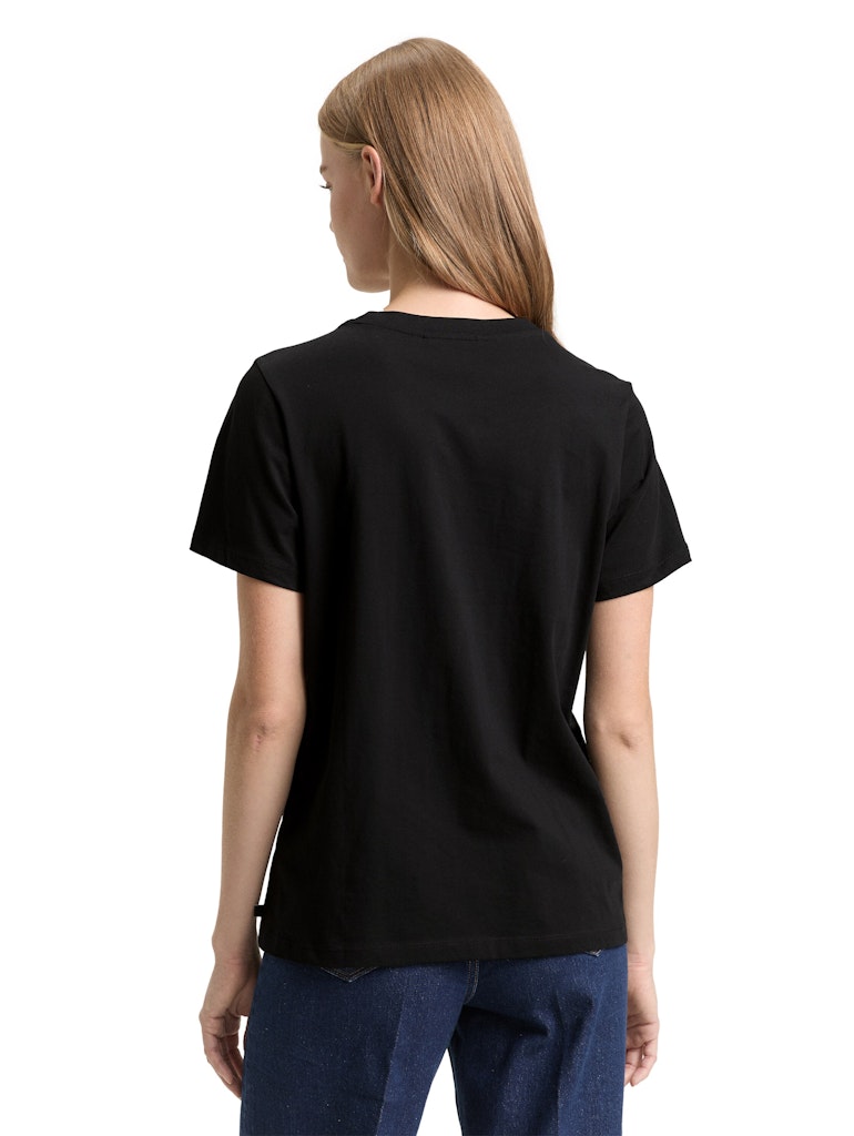 Tom Tailor denim Damen T-Shirts Deep Black