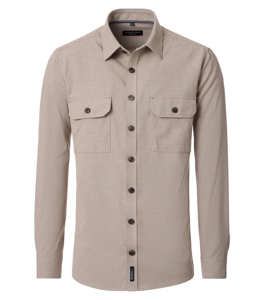 Casa Moda Herren Hemden Beige