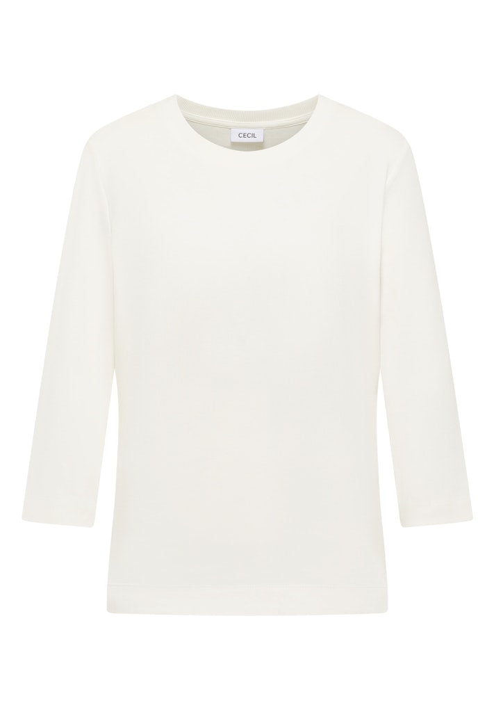 Cecil Damen T-Shirts Vanilla W