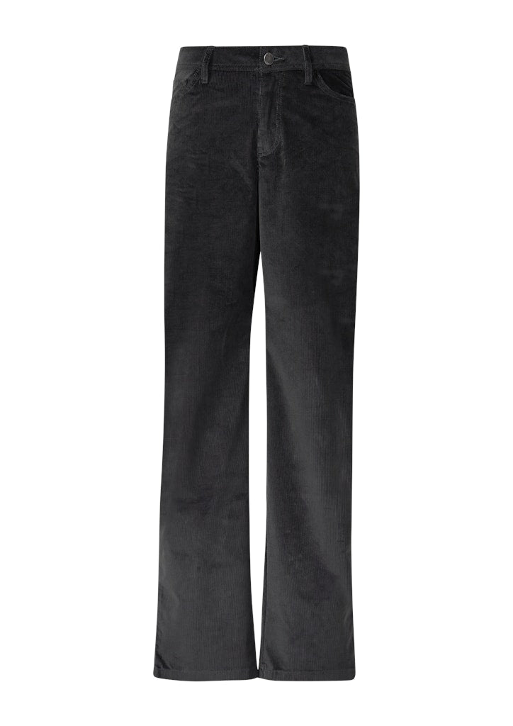 S. Oliver red Damen Hosen Grey/Black