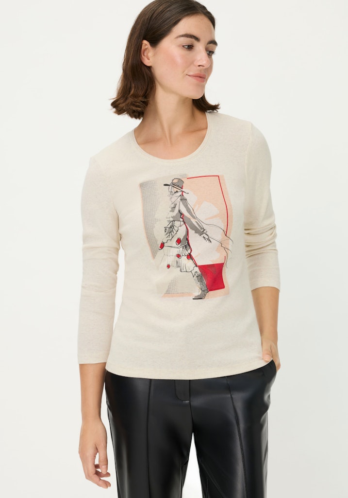 Olsen Damen T-Shirts  Light Bis