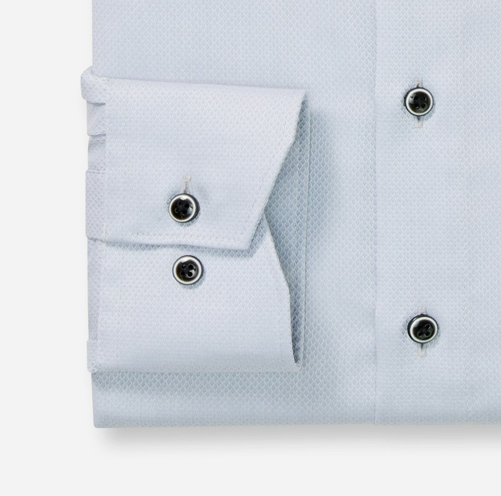 Olymp Herren Hemden lang Silbergrau