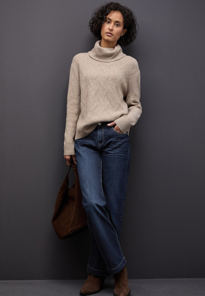 Street One Damen Hosen  Deep Indi