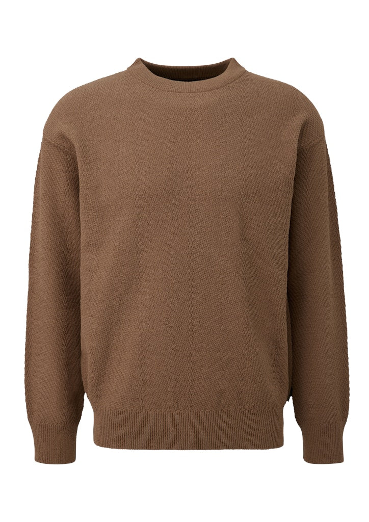 QS by S.Oliver Herren Pullover Brown