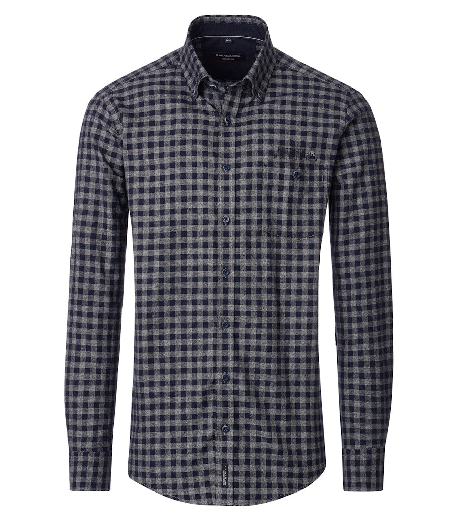 Casa Moda Herren Hemden Blau