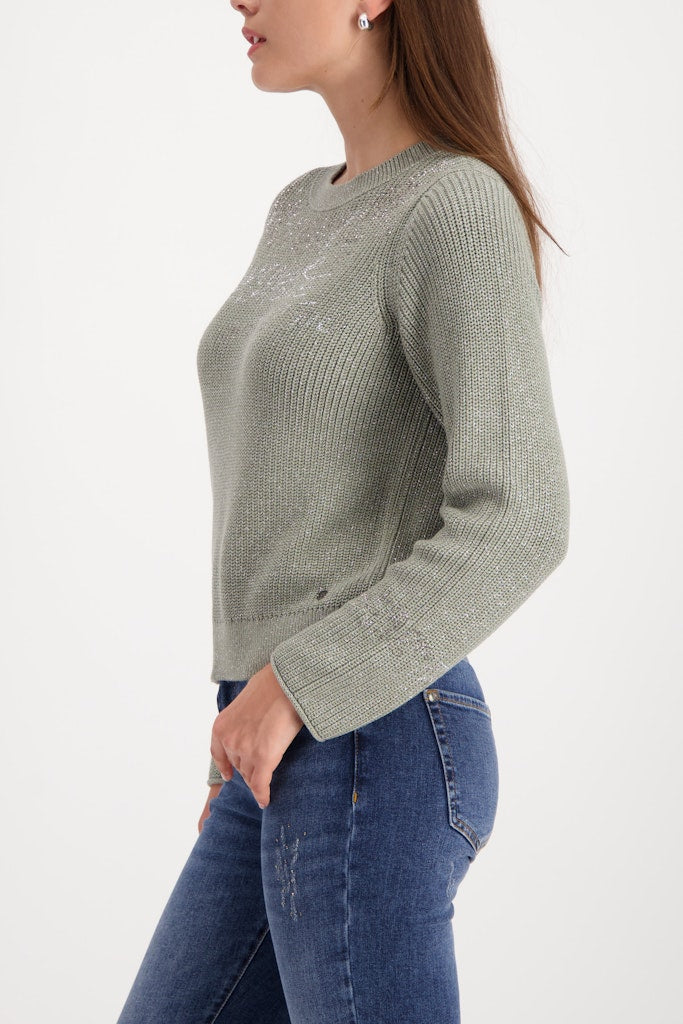 Monari Damen Pullover Sage