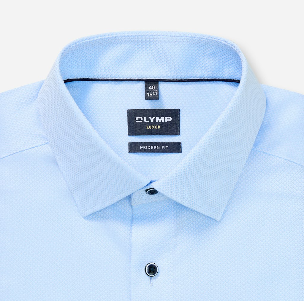 Olymp Herren Hemden lang Hellblau
