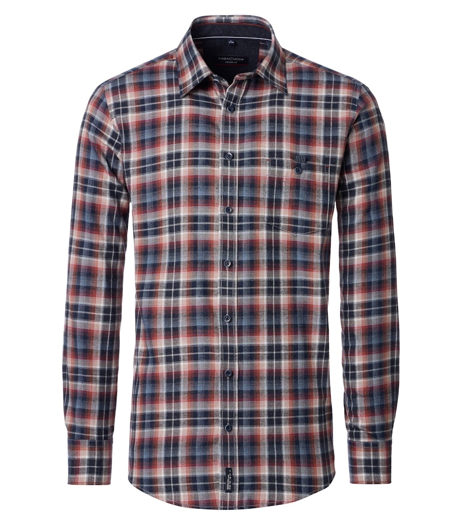 Casa Moda Herren Hemden Blau