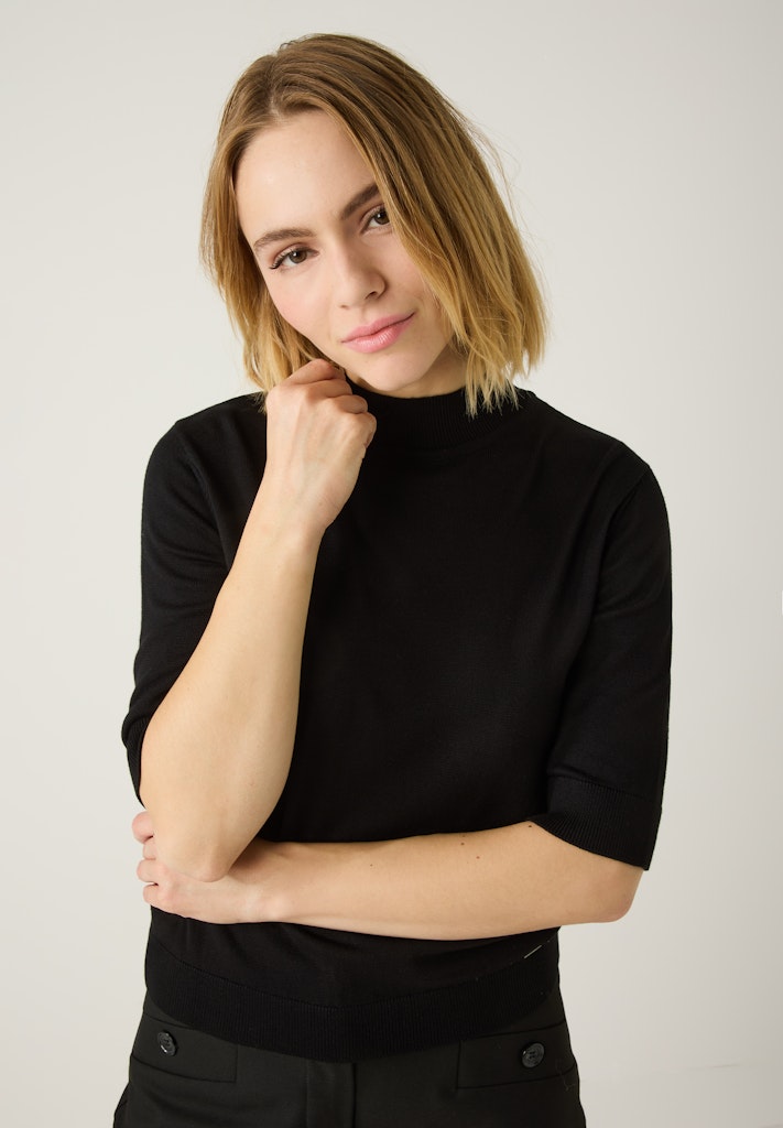 More & More Damen Pullover Black