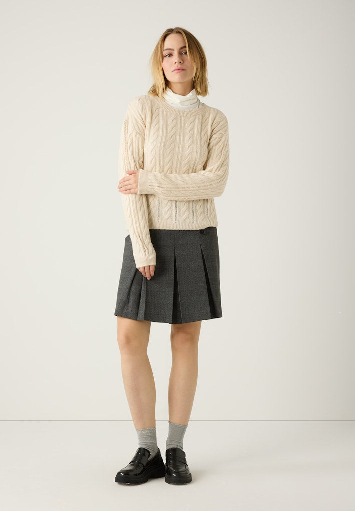 More & More Damen Pullover Powder Cre