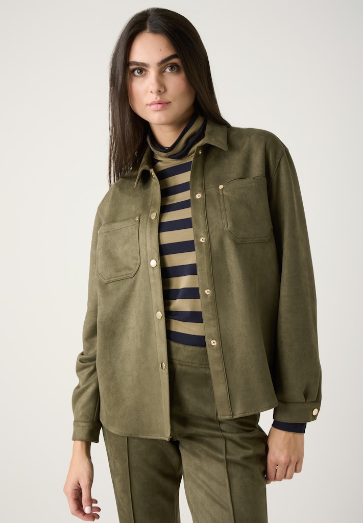 More & More Damen Blusen Olive Leaf