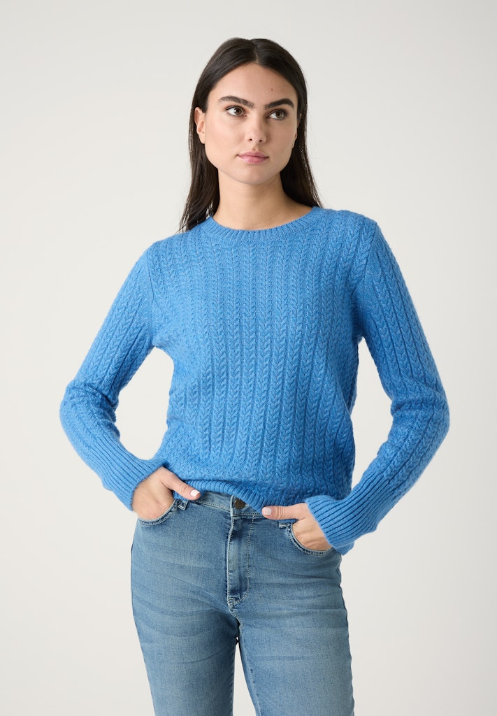 More & More Damen Pullover Winterblue