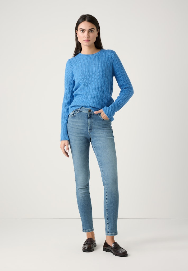 More & More Damen Pullover Winterblue