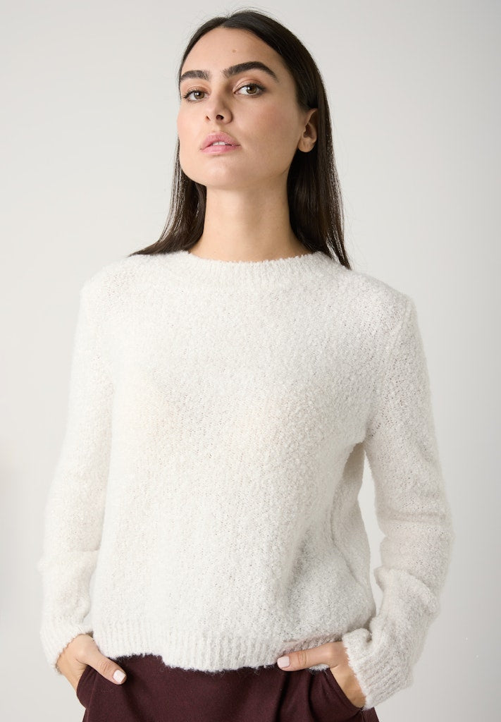 More & More Damen Pullover Off White