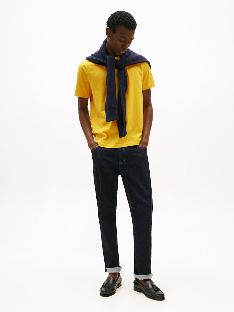 Tommy Hilfiger Herren T-Shirts kurz Zgx Yellow