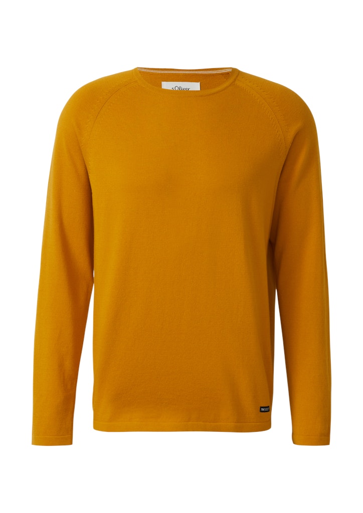 S. Oliver red Herren Pullover Yellow