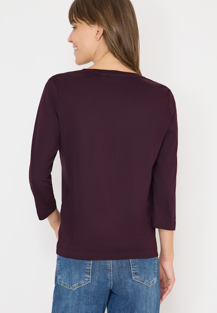 Cecil Damen T-Shirts  Eggplant