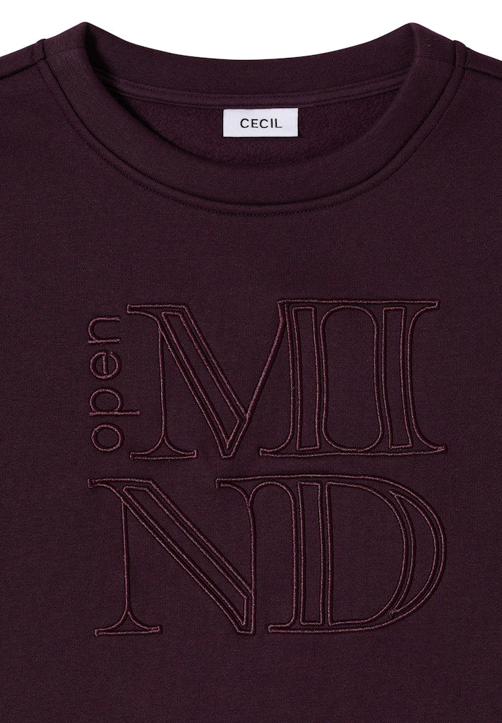 Cecil Damen Pullover Eggplant