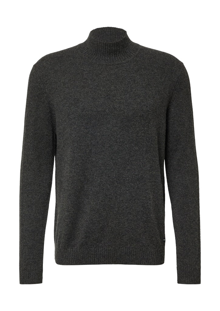 S. Oliver red Herren Pullover Grey/Black