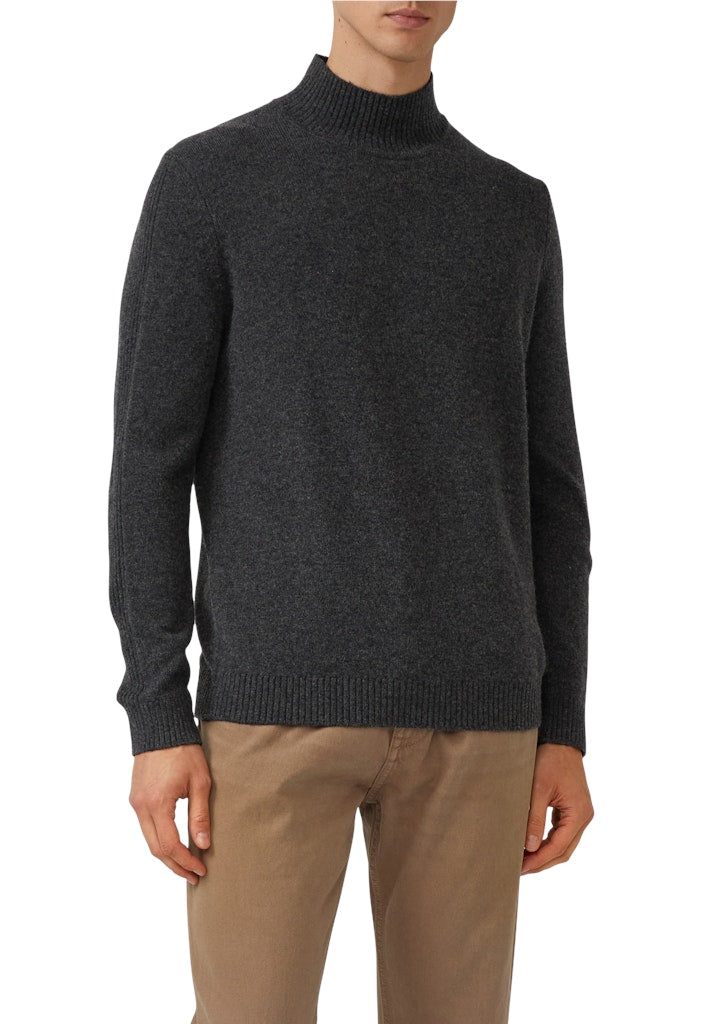 S. Oliver red Herren Pullover Grey/Black