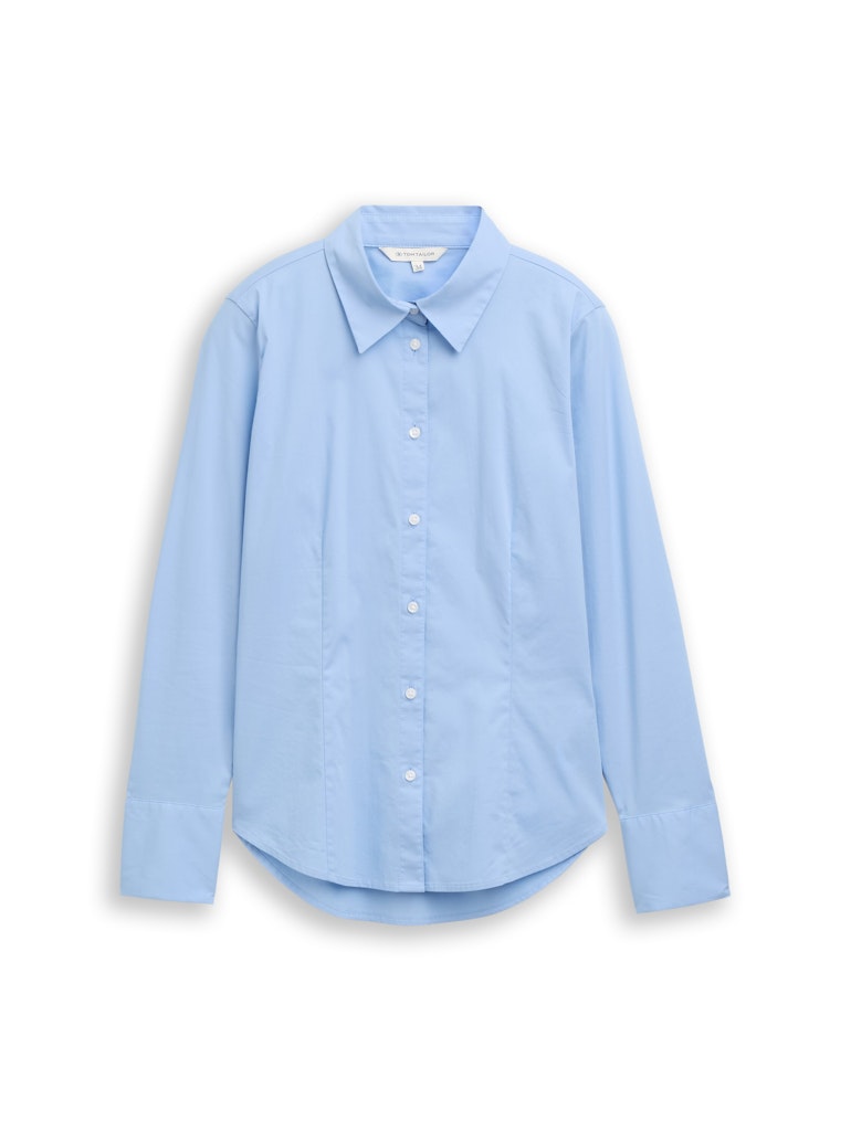 Tom Tailor Damen Blusen Light Fjord Blu