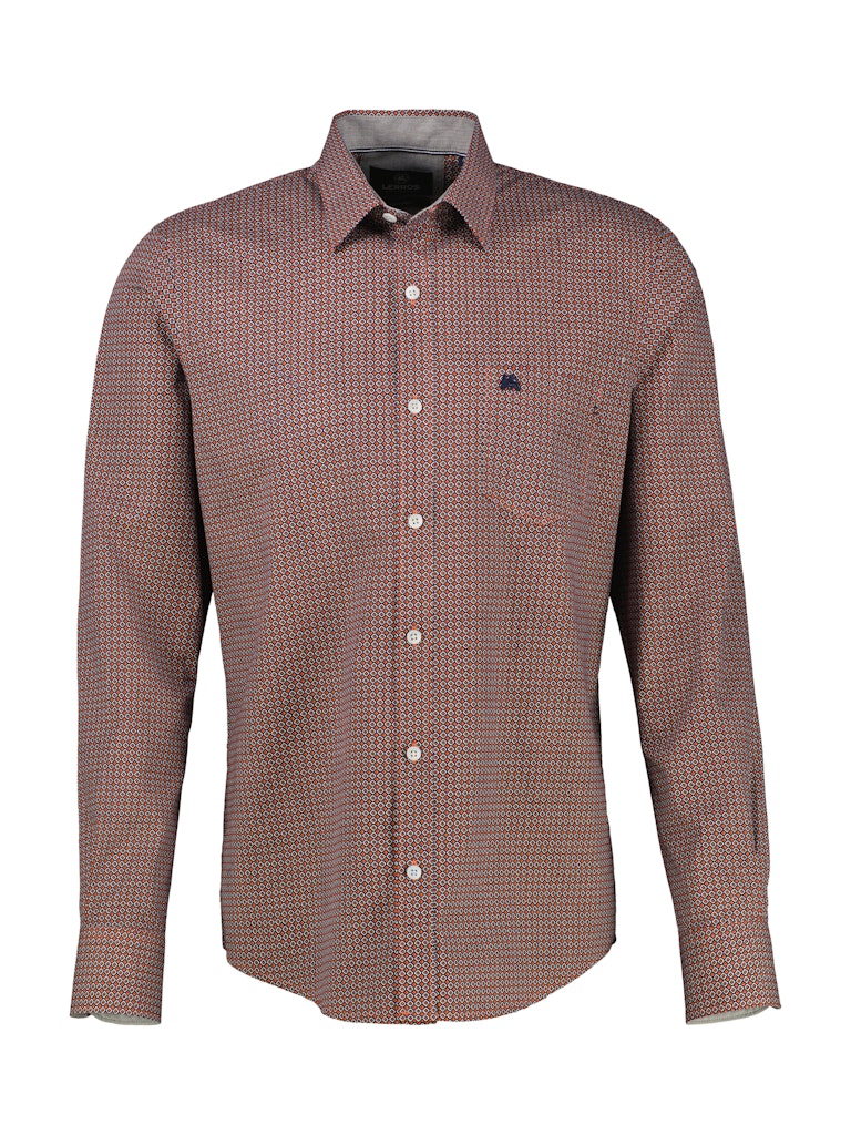 Lerros Herren Hemden Vivid Red