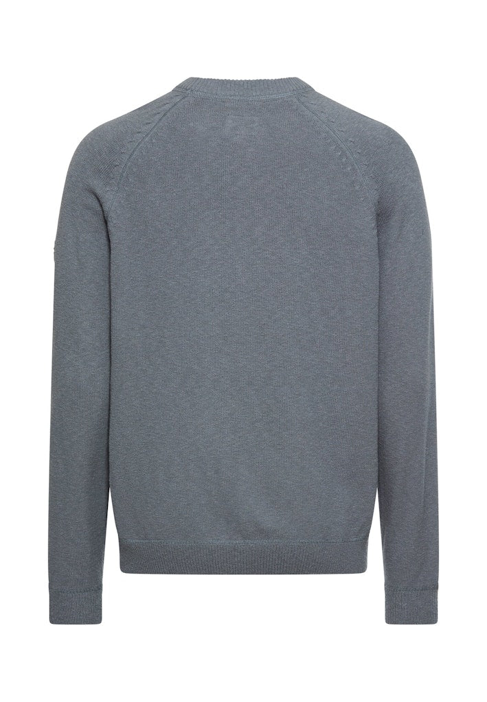 Camel active Herren Pullover Stormy Blue