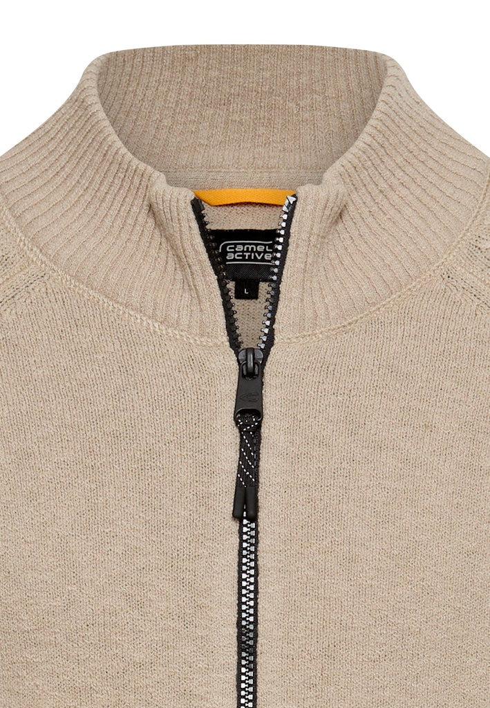 Camel active Herren Strickjacken Light Beige