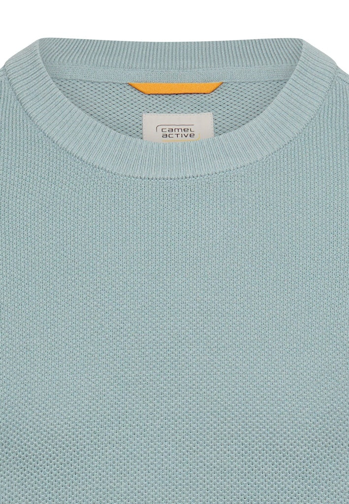 Camel active Herren Pullover Aqua Blue