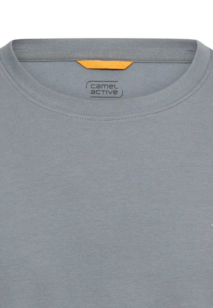 Camel active Herren T-Shirts kurz Stormy Blue
