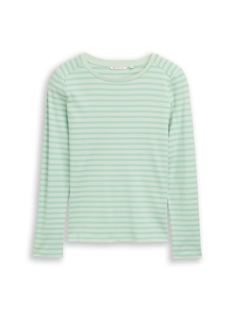 Tom Tailor denim Damen T-Shirts Tonal Matcha Gr