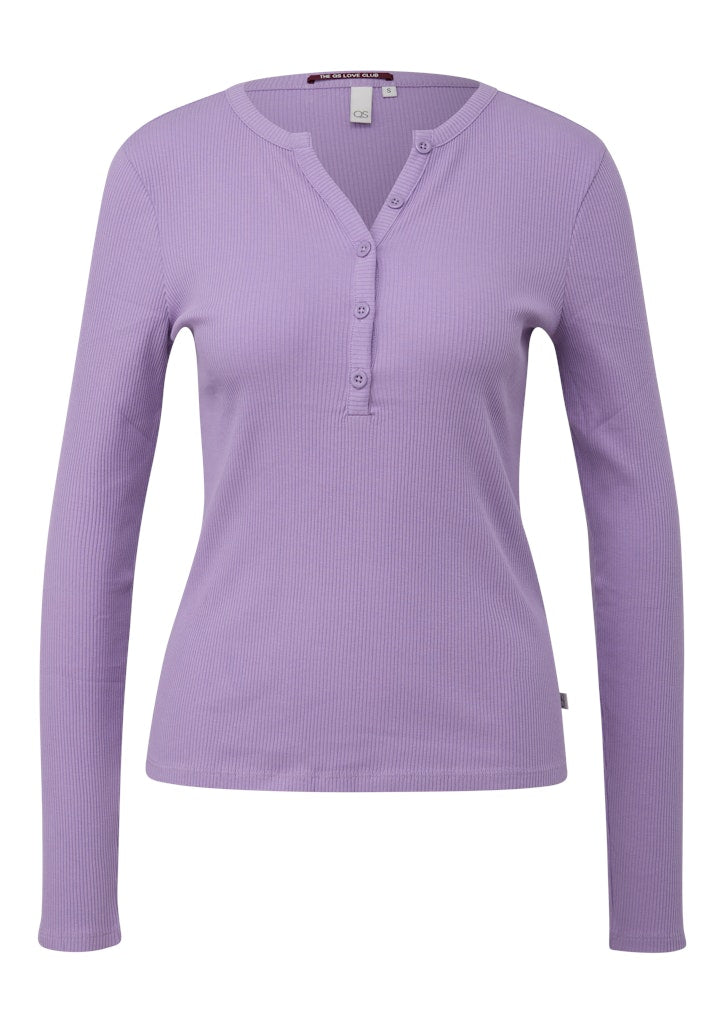 QS by S.Oliver Damen T-Shirts Lilac/Pink