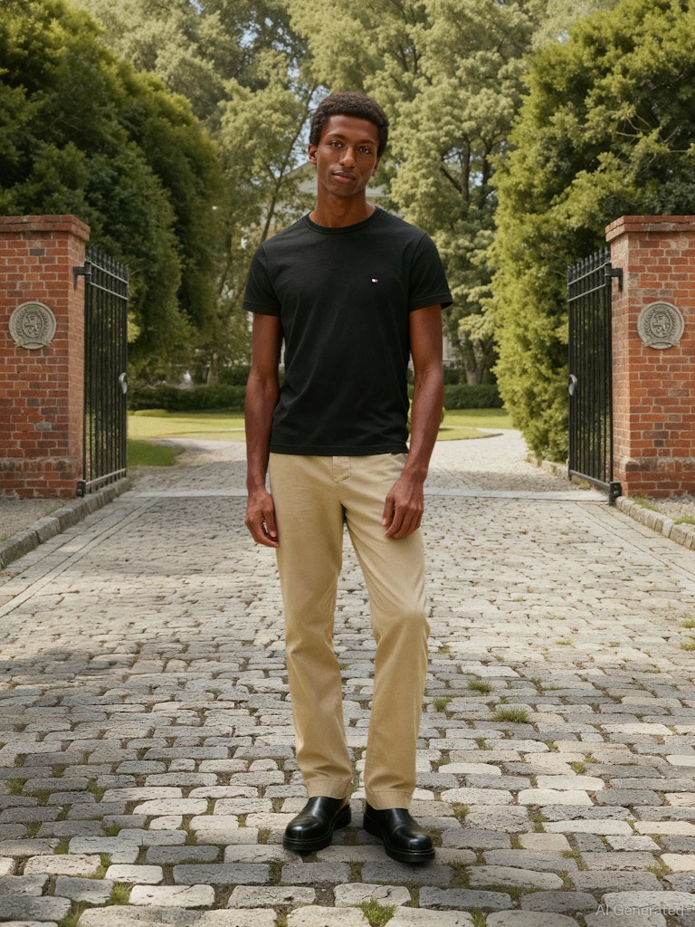 Tommy Hilfiger Herren T-Shirts kurz Bds Black